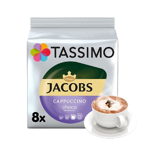 Kapsułki Tassimo Cappuccino Choco 8 napojów, rozmiar L