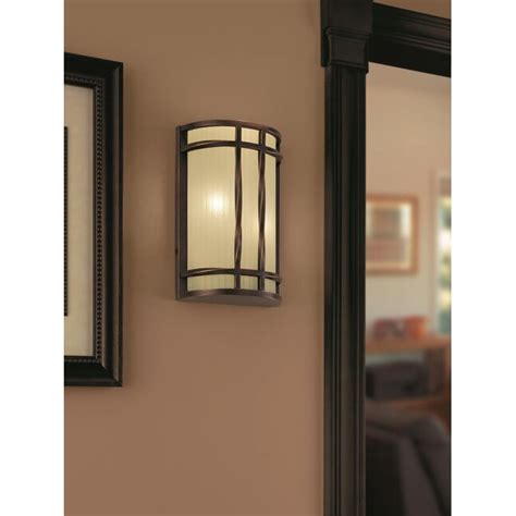 Portfolio 8 In W 2 Light Antique Bronze Transitional Wall Sconce In The