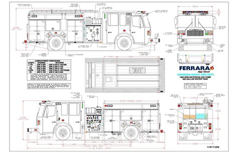 mechanical drawing of new fire engine « chicagoareafire.com