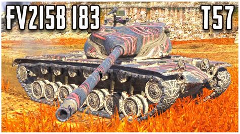 Fv215b 183 And T57 Heavy Wot Blitz Gameplay Episode Youtube