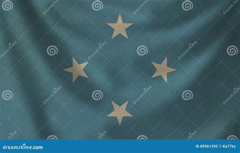 Flag Of Micronesia Stock Illustration Illustration Of Micronesia