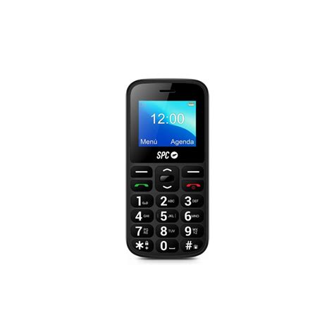 SPC FORTUNE 2 4G 4 5 cm 1 77 74 g Negro Teléfono para personas mayores