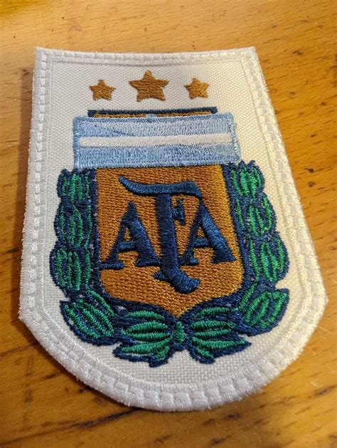 Parche Bordado Afa Argentina Tallerdebordado Bordado