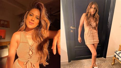 Nia Sharma Slays The Sun Kissed Look In Bold Nude Outfit Netizens Tease Her For Wearing