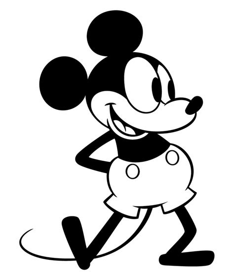 Free Mickey Mouse Clip Art Black And White, Download Free Mickey Mouse ...