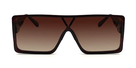 Alf Brown Tinted Square Sunglasses S15B2240 @ ₹1150