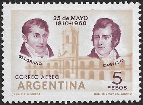 La Revolución de Mayo de 1810 en la Filatelia Filatelia Argentina