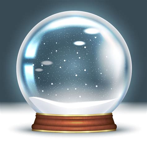 Empty Real Snow Globe