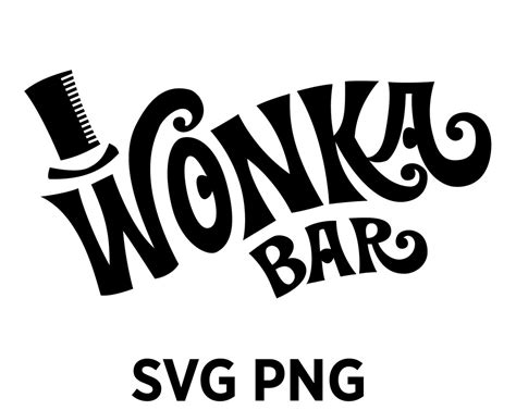 Wonka Bar Svg Png Chocolate Bar Svg Etsy Australia