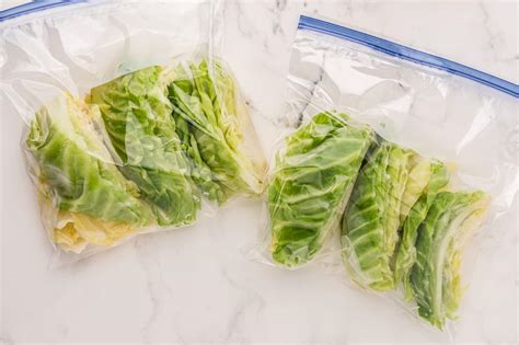 How To Vacuum Seal Frozen Cabbage Wedges