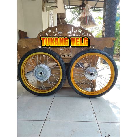 Jual Velg Jari Jari Verza Tapak Lebar Full Set Plus Ban