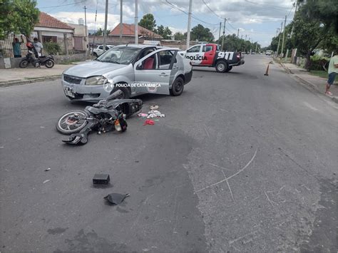 Choque entre una moto y un remis dejó un hombre herido La Unión Digital