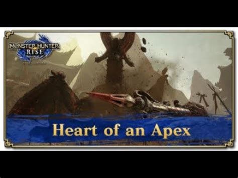 Monster Hunter Rise Heart Of An Apex Arzuros Rathian Diablos Solo