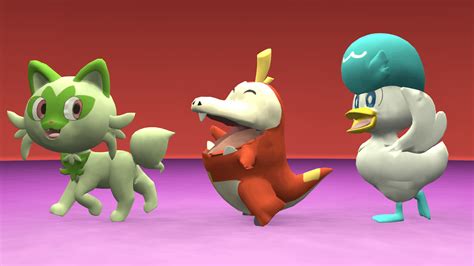 Gen 9 starters models! : r/pokemon