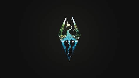 Skyrim Logo Wallpaper 1920x1080 Infoupdate Org