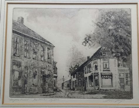 Dorpsstraat Kethel Tekening Tekenen Stad