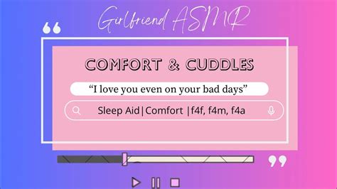 Girlfriend Praises You In Bed After A Rough Day Girlfriend Asmr