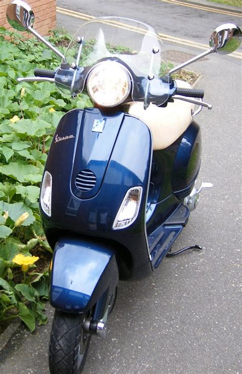 Midnight Blue Vespa