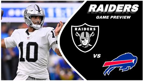 Raiders Vs Bills Game Preview Score Predictions Keys To The Game