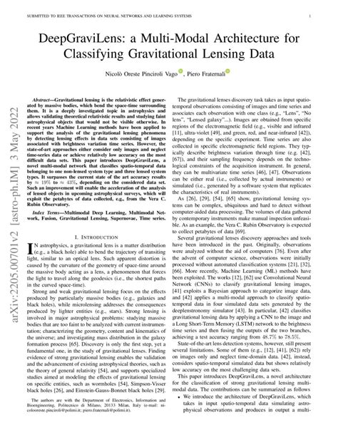 DeepGraviLens A Multi Modal Architecture For Classifying Gravitational