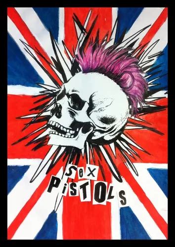 Quadro Banda Sex Pistols Punk Arte Rock 42x29cm MercadoLivre