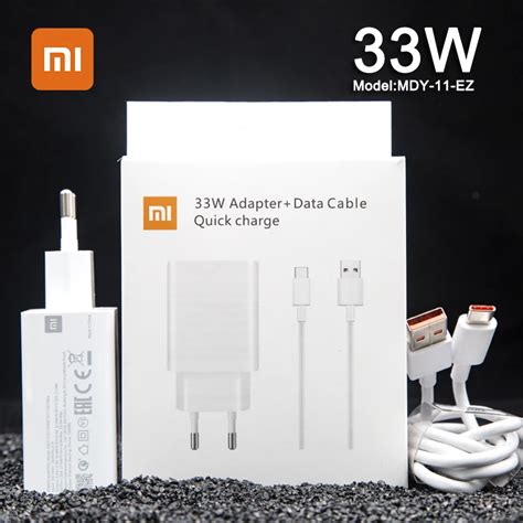 Xiaomi-cargador Turbo MDY-11-EZ Original, adaptador de carga rápida de ...