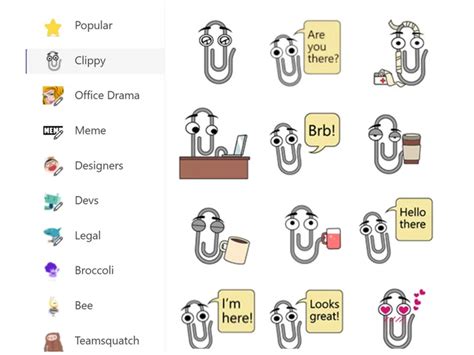 Clippy La Mascotte De Microsoft Conçue Sur Mac Fait Son Retour Au Sein De Teams