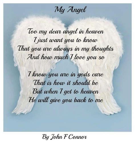 My Angel Heaven Quotes Angel Quotes First Birthday Quotes