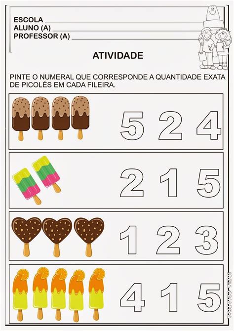 Atividades Numerais Alfabetiza O Atividades Numerais Atividades De