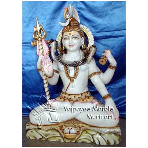 Hindu Marble Lord Shiva Statue For Temple At Rs 15000 In Jaipur ID