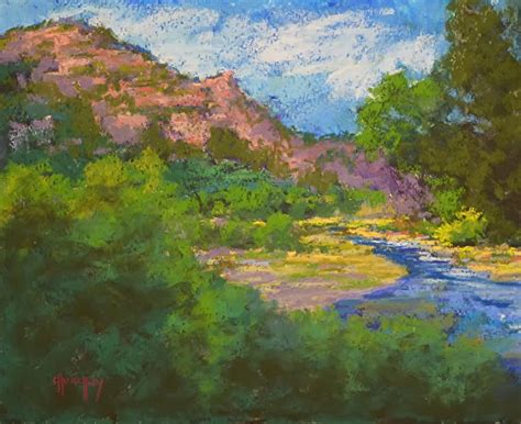 Landscape Artists International Original Pastel Colorado River