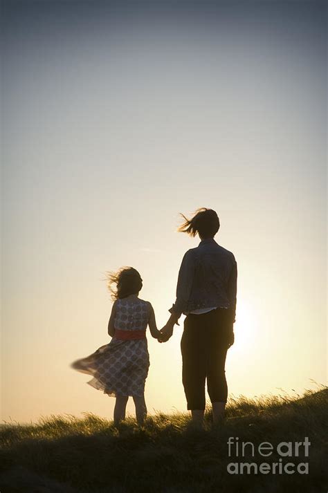 Mother And Daughter Holding Hands Photograph By Lee Avison Pixels