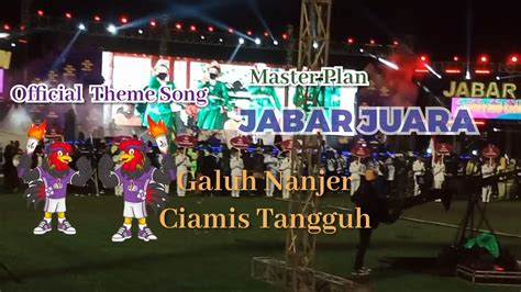 Jabar Juara Master Plan Opening Ceremony Porprov Jabar Youtube