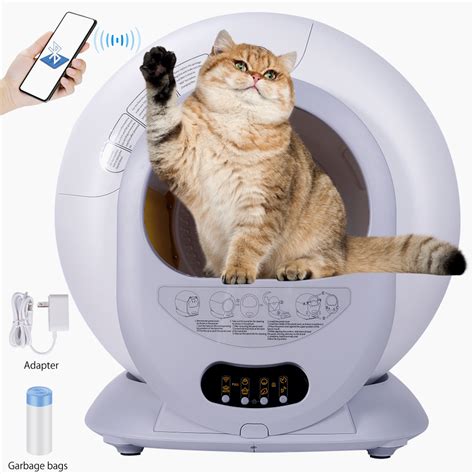 TAKOYI Multi System Automatic Self Cleaning Cat Litter Box Odor