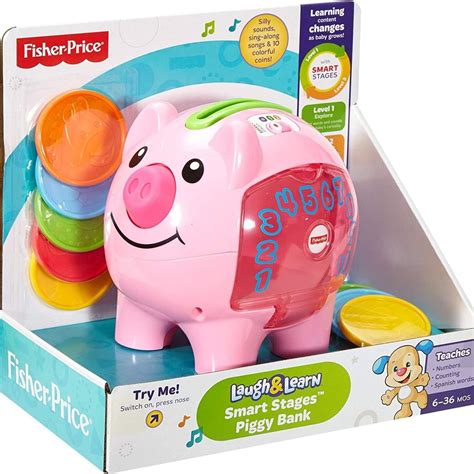 Fisher Price Laugh Learn Smart Stages Piggy Bank