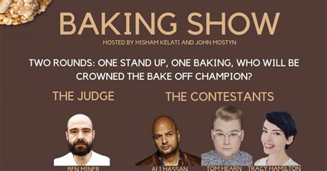 A Great Comedy Baking Show