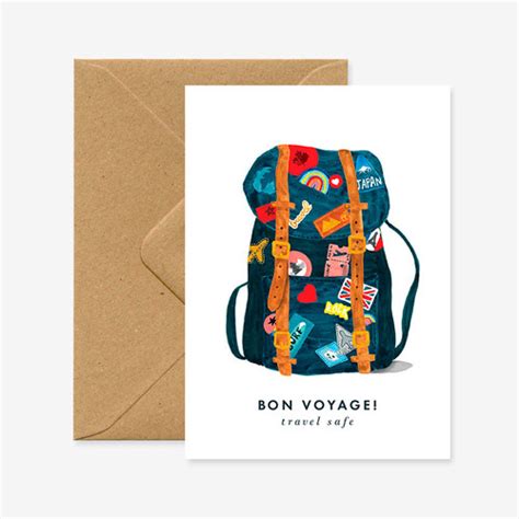 Carte De Voeux Bon Voyage