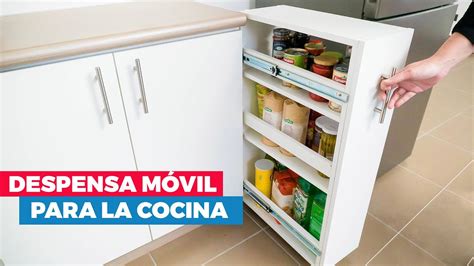 Cómo hacer una despensa móvil para cocina YouTube