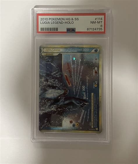 Lugia Legend Heartgold Soulsilver Holo Bottom Psa