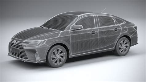 Toyota Yaris Sedan 2023 - 3D Model by SQUIR