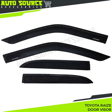 Toyota Raize Door Visor Rain Gutter Shopee