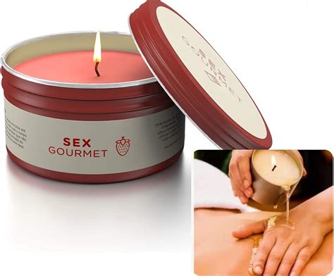 Vela Hidratante Beijável Sex Gourmet Morango Amazon br Saúde e Bem Estar