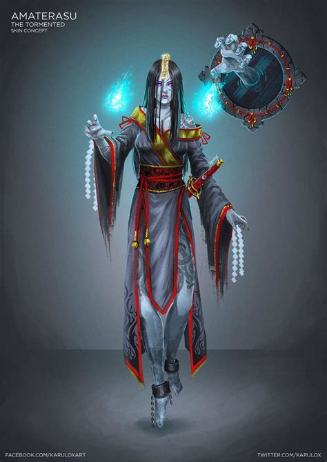 Mythical Beauty Amaterasu Skin Concept For Smite