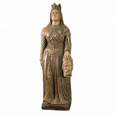 Terracotta sculpture Judith and Holofernes, 20th century | intOndo