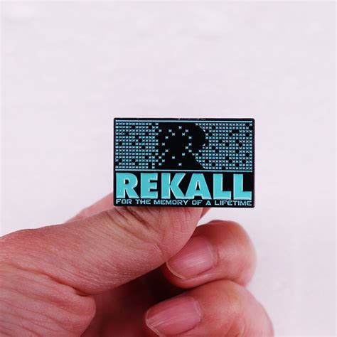 Geeksoutfit Rekall For The Memory Of A Lifetime Pins For Sale Online