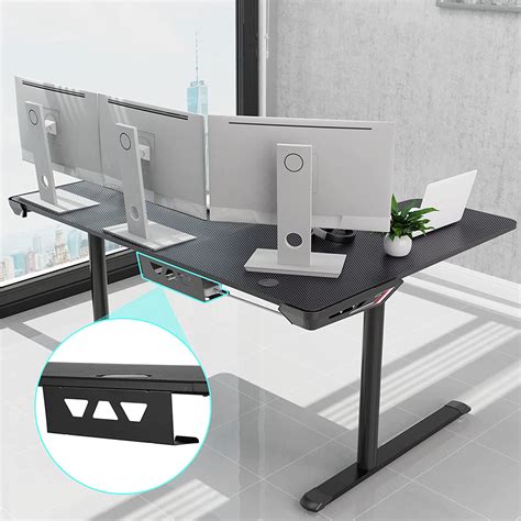 Eureka Ergonomic L Shaped Gaming Desk Inch L Home Office Corner