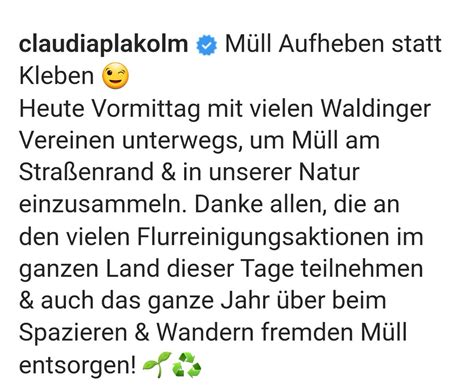 Rinaldo Mogyorosy On Twitter Claudia Plakolm M Ll Aufheben Statt