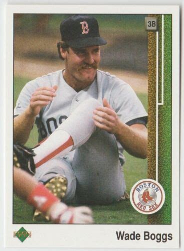 Upper Deck Baseball Wade Boggs Boston Red Sox Ebay