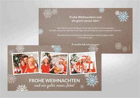 Tolle Weihnachtskarte Mit Fotos Der Familie Sch Ne Geste Zu