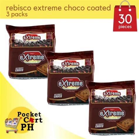 Rebisco Extreme Choco Coated 3 Packs Lazada PH